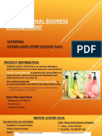 Export Business Plan For SLES