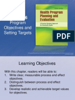 Program Objectives and Setting Targets