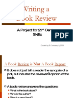 Writing a Book Review Project Guide