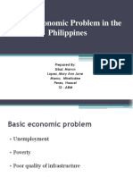 Basic Economic Problem in The Philippines
