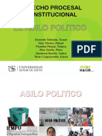 Asilo Politico-Procesal Constitucional