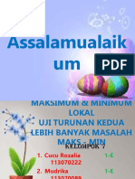 Maksimum Minimum Lokal