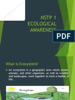 NSTP 1 Ecological Awareness