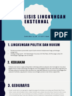 Isi Analisis Lingkungan Eksternal: S A V I R A I L S A 1 7 1 0 7 1 1 0 6 4