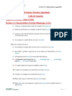 1920 Gr8 Sc CC Cells and Genetics Practice Sheet Cha (1 2 4) August1920