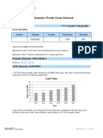 1920 Level I Mathematics Exam Related Materials T1 Wk8