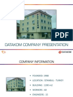 Dfc-0124 Reaktif Kontrol Ve Uzaktan İzleme Sistemi: Datakom Company Presentation