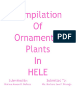 Compilation of Ornamental Plants in HELE