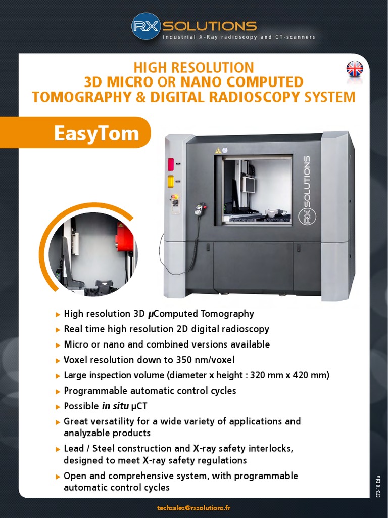 Easy Tom Micro and Nano | PDF | Tomography | Ct Scan