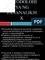 Metodolohiya Ng Pananaliksik