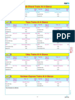 Vande Bharat, Tejas and Uday trains schedules