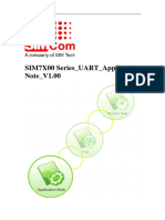 SIM7X00 Series UART Application Note V1.00
