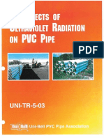The Effects of Ultraviolet Radiation On PVC Pipe
