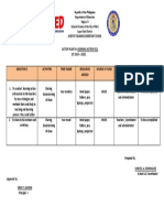 Action Plan for Learning Action Cell