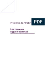 Programa electoral de Podemos para el 10-N