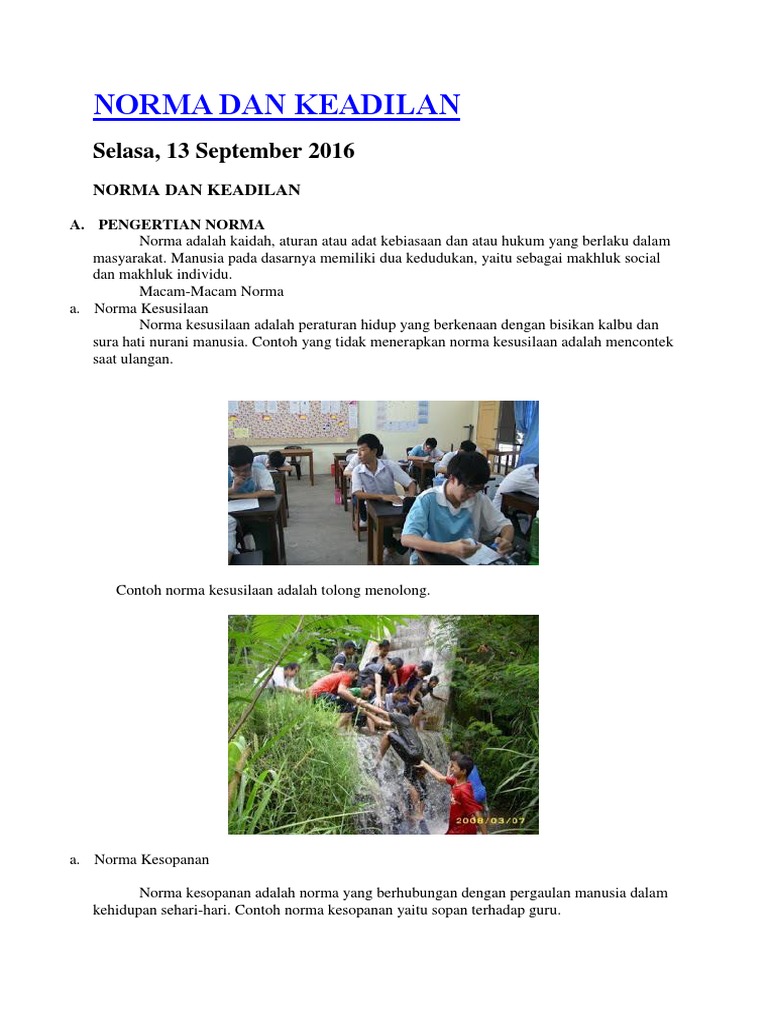 Norma Dan Keadilan Pdf