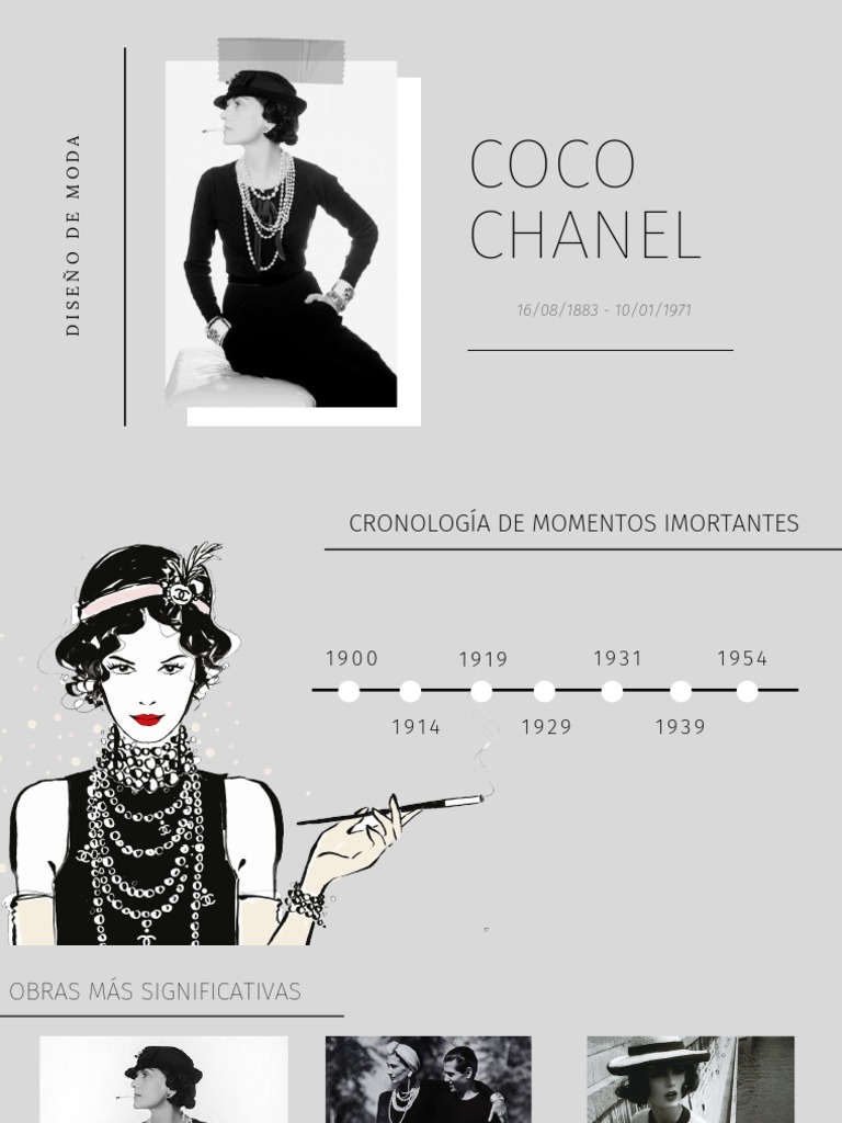 Diseno De Moda 1 Coco Chanel Pdf Fashion Ropa
