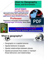 Lecture 01 NSU Fall EnV203 GEO205 Introduction To Geography