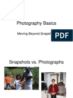 Photography Basics: Moving Beyond Snapshots