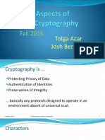 Modern Cryptography Lecture 1