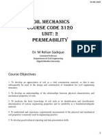 Soil Mechanics Permeability