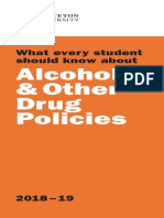 Alcohol & Other Drug Policies: What Every Student Should Know About
