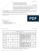 Room Allotment Chart PDF