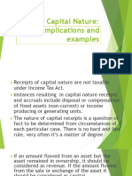 Tax Presentation Capital and Revenue Receipts