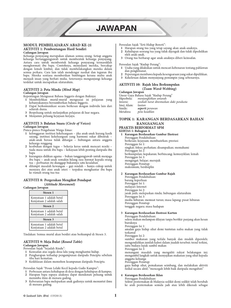 Skema Jawapan Modul Dinamik Tingkatan 5 Sejarah - malaowesx