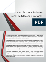 Proceso de Conmutación en Redes de Telecomunicaciones