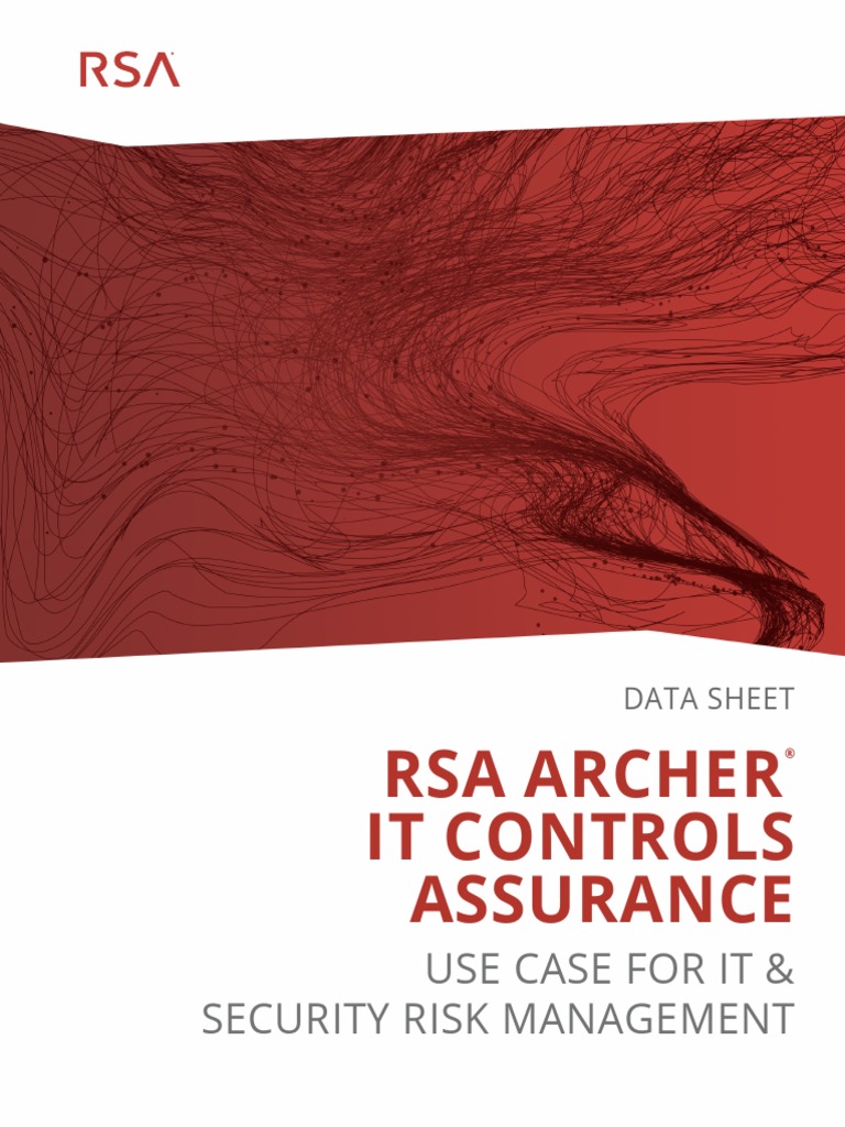 RSA Archer IT Controls Assurance PDF Regulatory Compliance Risk