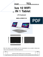 TCL ONETOUCH 8085+LKB001X/A Tablet and Keyboard L1 Service Manual