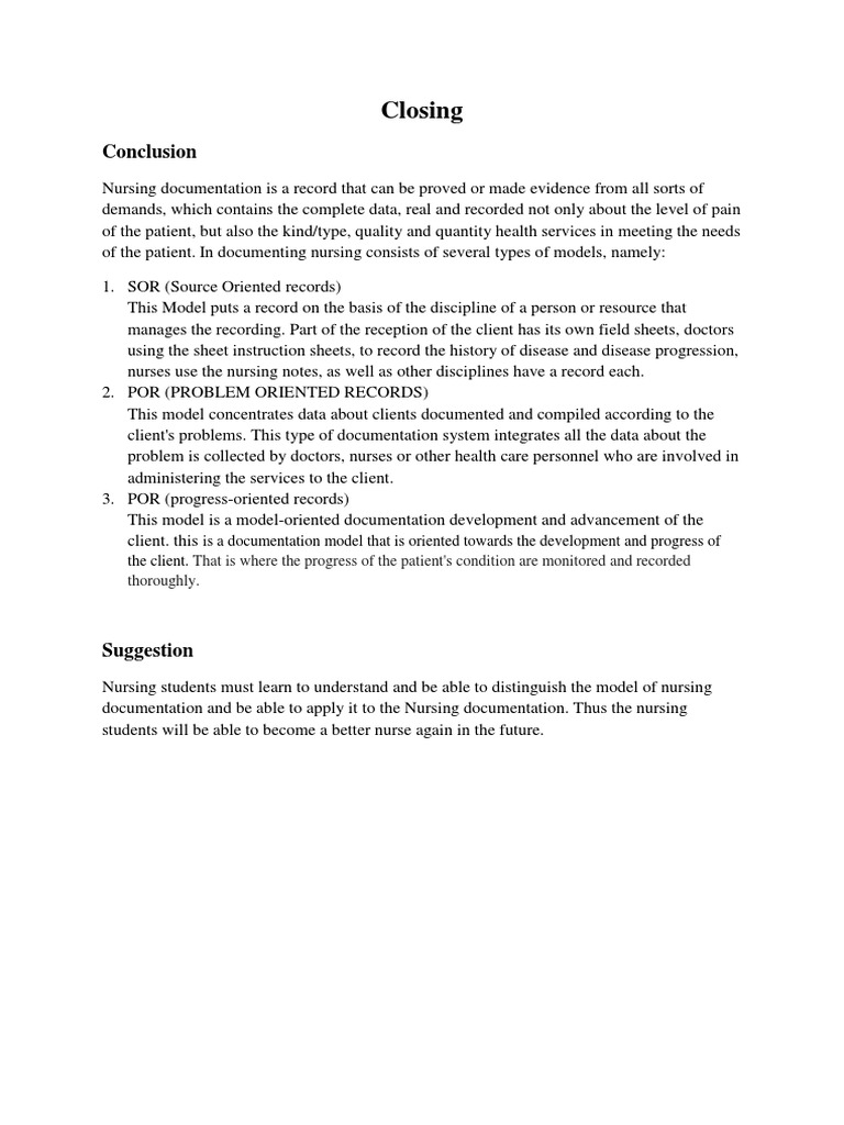 Closing Documentasion | PDF