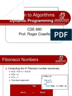 Introduction To Algorithms: Dynamic Programming
