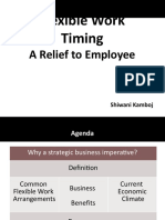 Flexible Work Timing: A Relief To Employee