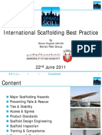 International Scaffolding Best Practice: 22 June 2011