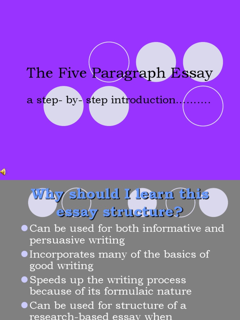 Five Paragraph Essay Guide | PDF | Essays