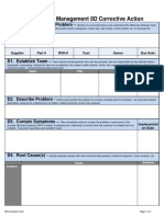 8D RCCA Template