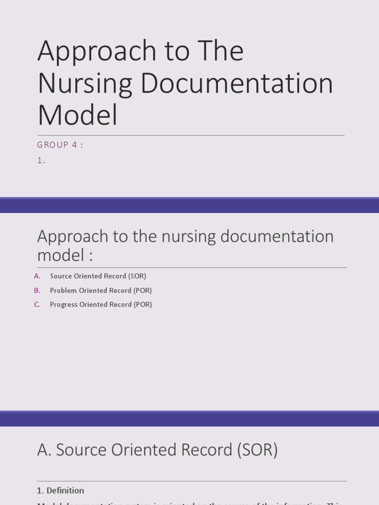 Nursing Documentation Models Explained | PDF | Health Care | Nursing