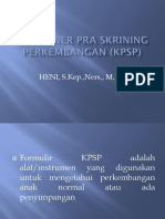 Kuesioner Pra Skrining Perkembangan (KPSP)