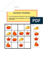 Autumn Sudoku Puzzle Puzzle Game