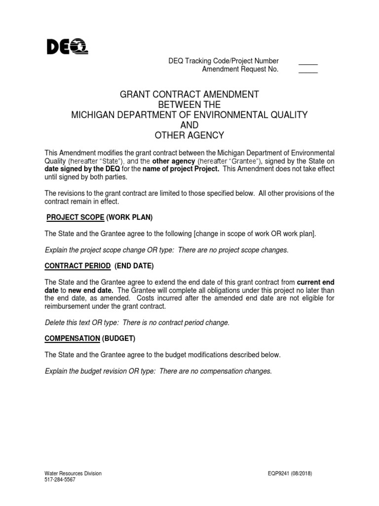 Contract Amendment 02 | PDF