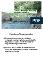 Community-Assisted Hydro Logic Monitoring - A Kalinga Experience