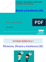 Clases 2 Eficiencia, Eficacia y Excelencia Gestion Empresas Wiener 2019-1