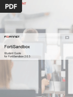 Fortisandbox Student Guide Online