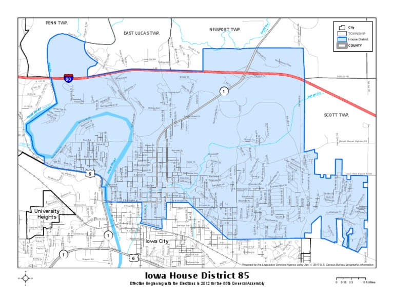 Iowa House District 85 Penn Twp. Newport Twp. East Lucas TWP PDF