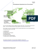 Lesson 6 - Development of Agriculture Across Time and Space