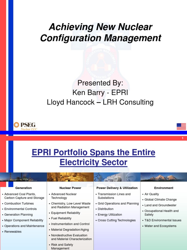 Achieving New Nuclear Configuration Management Presented By Ken Barry
