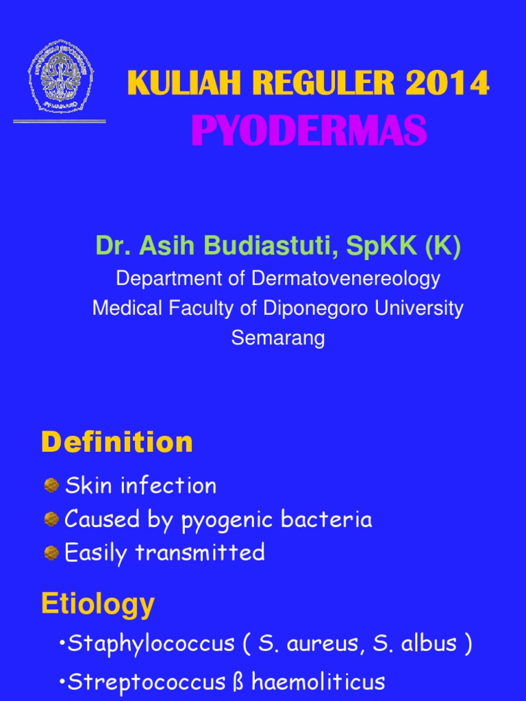 Understanding Pyodermas: Types & Treatments | PDF | Cutaneous ...