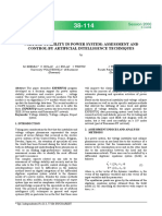 Voltage stability in power system 